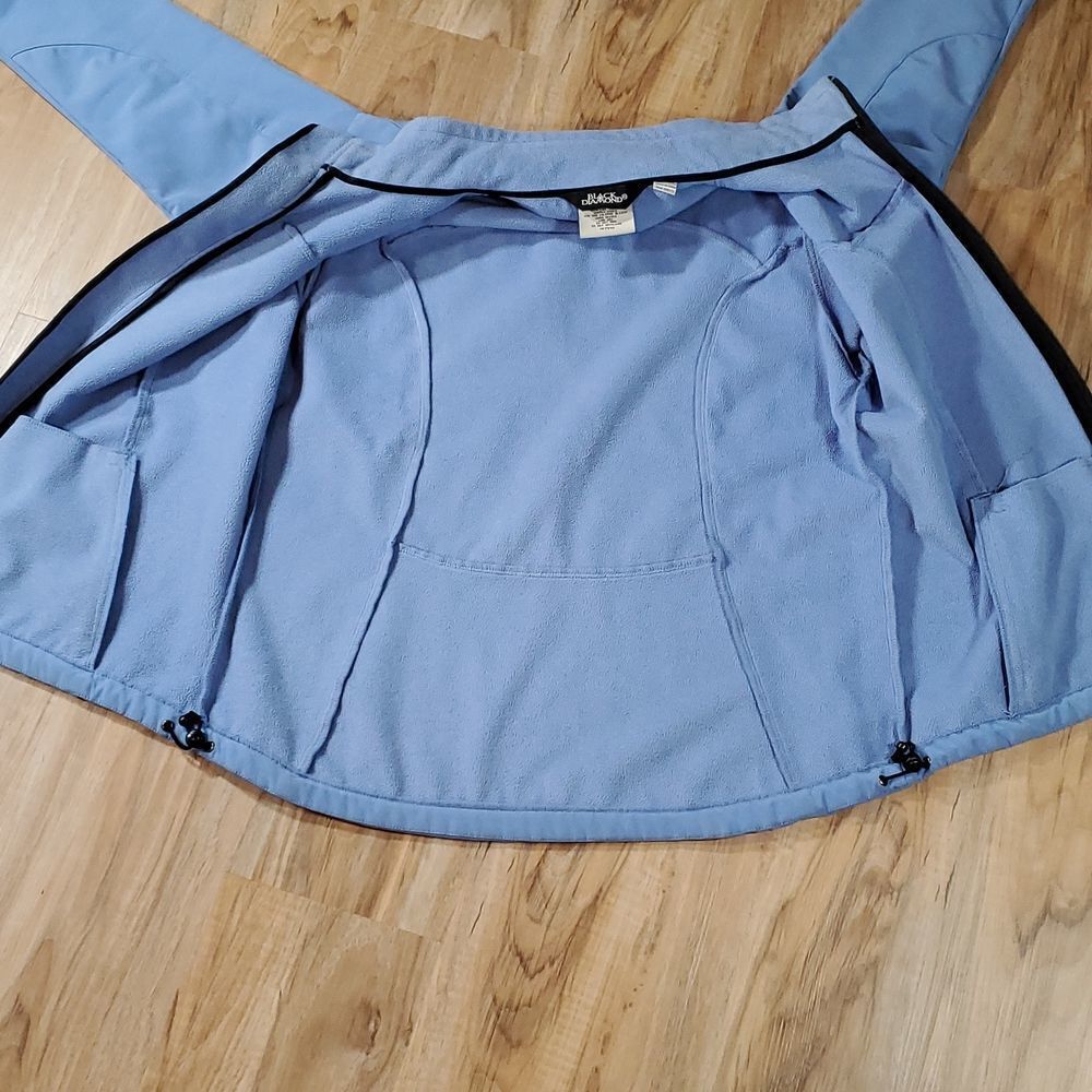 Black Diamond Periwinkle Soft Shell Zippered Jack… - image 3